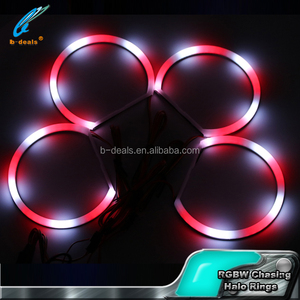 Yeux d'ange en coton pour BMW E36 E46, RGBW chasse, anneaux en halo led - Product Image 5