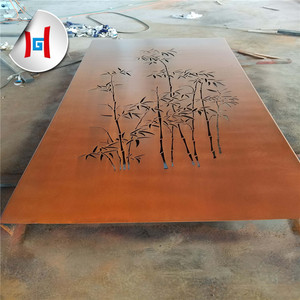<span class=keywords><strong>Prix</strong></span> compétitif Acier corten patiné ASTM A588 Panneaux laminés à chaud personnalisés par pied carré offrant un service de découpe personnalisé - Product Image 4