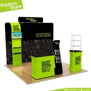 Hot sale promotion price pop up display free trade show booth design for expo