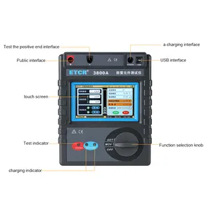 ETCR3800A Intelligent surge protection device tester with touch color screen Insulation resistance tester