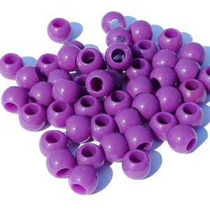 High quality alibaba neon beads wholesale plastic acrylic pony beads