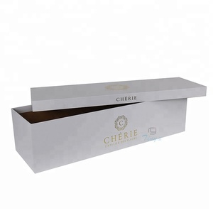 Boîte en carton rectangulaire pour roses à longue tige, boîte en carton pour fleurs - Product Image 1