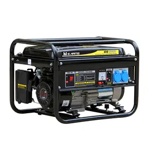 Generator Bensin Pendingin Udara 170F 6,5hp Tipe Terbuka 3KW dengan Harga Soket Eropa