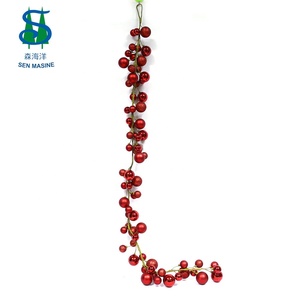 Decorazione di natale fornitore Infrangibile di plastica palla di natale ghirlanda lucido e glitter - Product Image 6