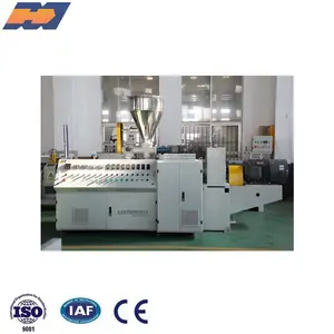 Twin screw extruder high speed plastic extruder pvc pipe manufacturing machine