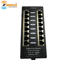 Panneau de raccordement PoE 1/2 et 3/6 Mode passif Gigabit, broche de données, 8 ports, injecteur PoE pour Point d'accès Standard 802.3af, caméra PoE