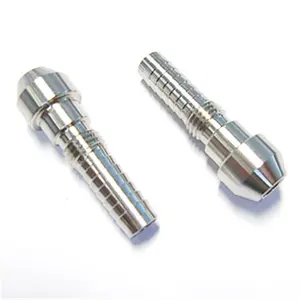 China supplier high Quality stainless steel threaded barb connector nipple
