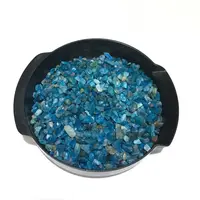 Vendita calda naturale lucido blu apatite tumbled pietre preziose cristalli healing ghiaia tumbled pietra