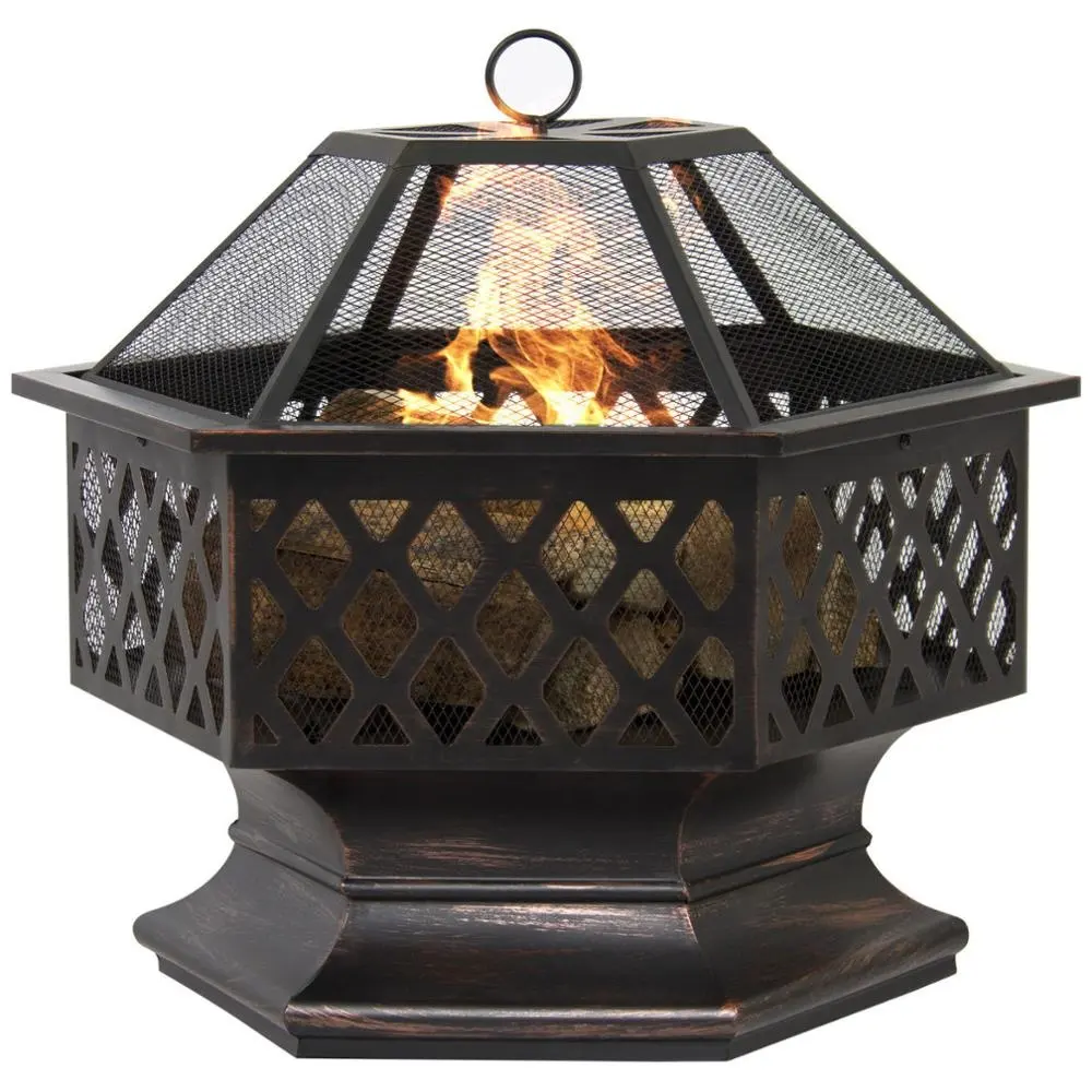 Fire Pit Outdoor Home Garden Backyard Firepit Bowl Fireplace