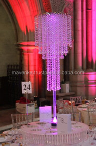 Candelabro de plata colgante de cristal de Metal hecho a mano, candelabro de mesa decorativo para boda, candelabro hecho a mano - Product Image 2