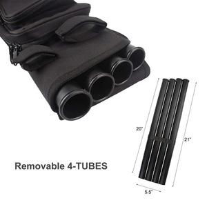 Multi-fonction 4 Ống Trở Lại Quiver Đào Tạo Bắn Cung Mũi Tên Quiver Chủ <span class=keywords><strong>Bow</strong></span> Bag Pouch - Product Image 5