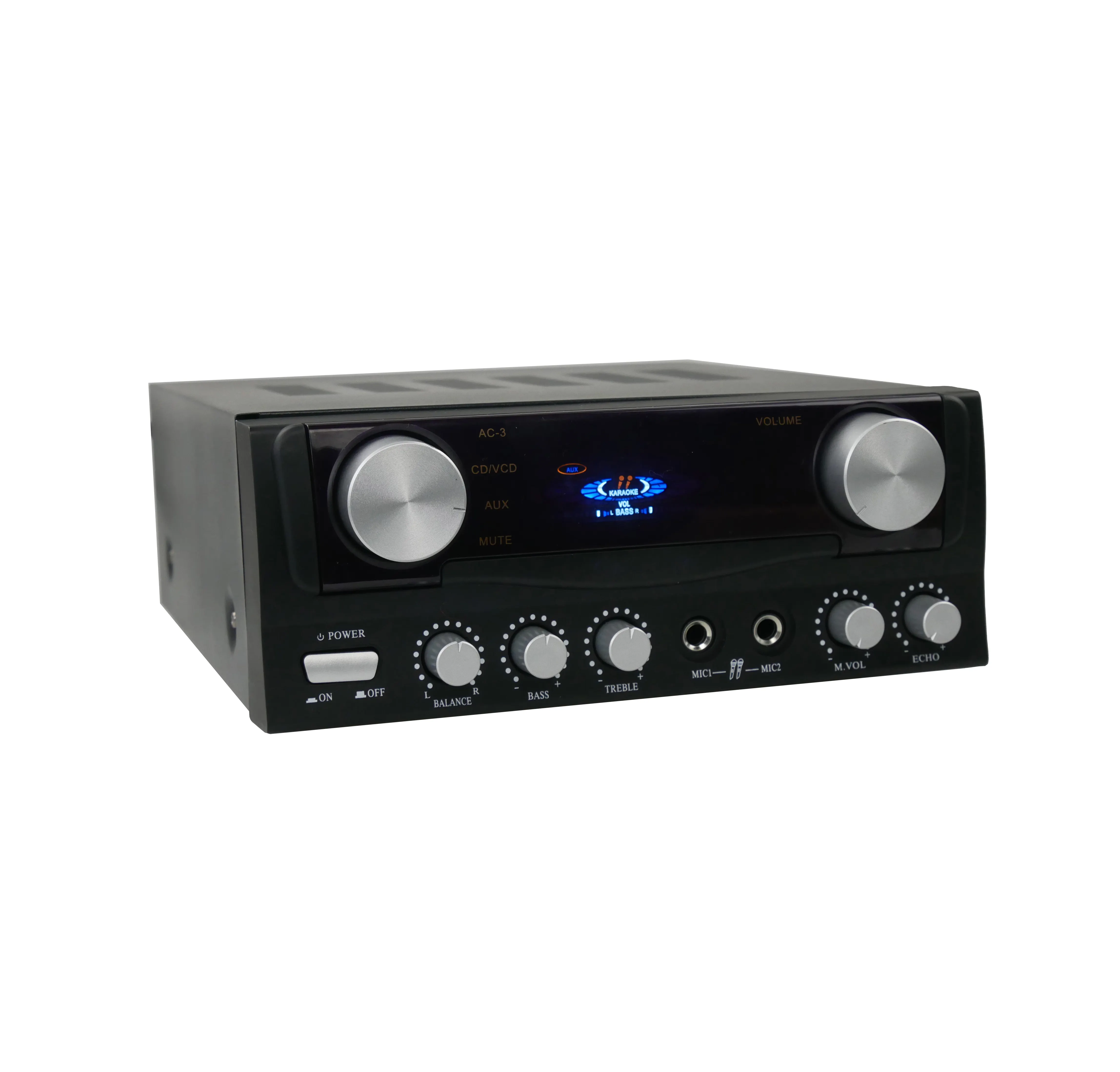 EINE 2x50W stereo karaoke mini verstärker mit eingänge für DVD-, CD-und MP3 spieler