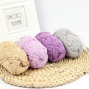 针织 crocheting 纱软婴儿牛奶棉纱价格中国供应商