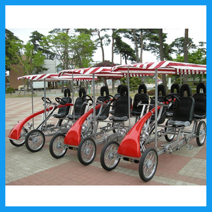 Ocio <span class=keywords><strong>Tandam</strong></span> Adultos Coche de Pedales de Bicicleta Surrey 4 Persona Imágenes - Product Image 4