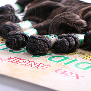 Adorable et abordable : Extensions capillaires synthétiques Dida Curly en fibre premium, 8 pièces, couleur Angie mélangée bicolore pour cheveux noirs - Product Image 3