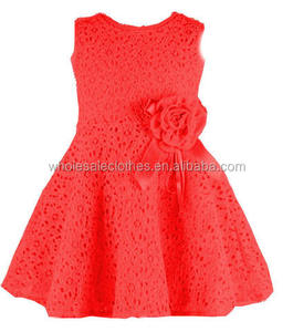 Caliente al por mayor de 1-6 años de edad de la niña vestido de la muchacha de la boda vestido de fiesta vestido de la muchacha - Product Image 4