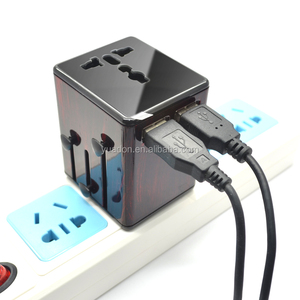 Nouveau Double USB Universal <span class=keywords><strong>Voyage</strong></span> Adaptateur avec USA, australie, <span class=keywords><strong>Europe</strong></span>, ROYAUME-UNI bouchons à travers le monde universel - Product Image 2