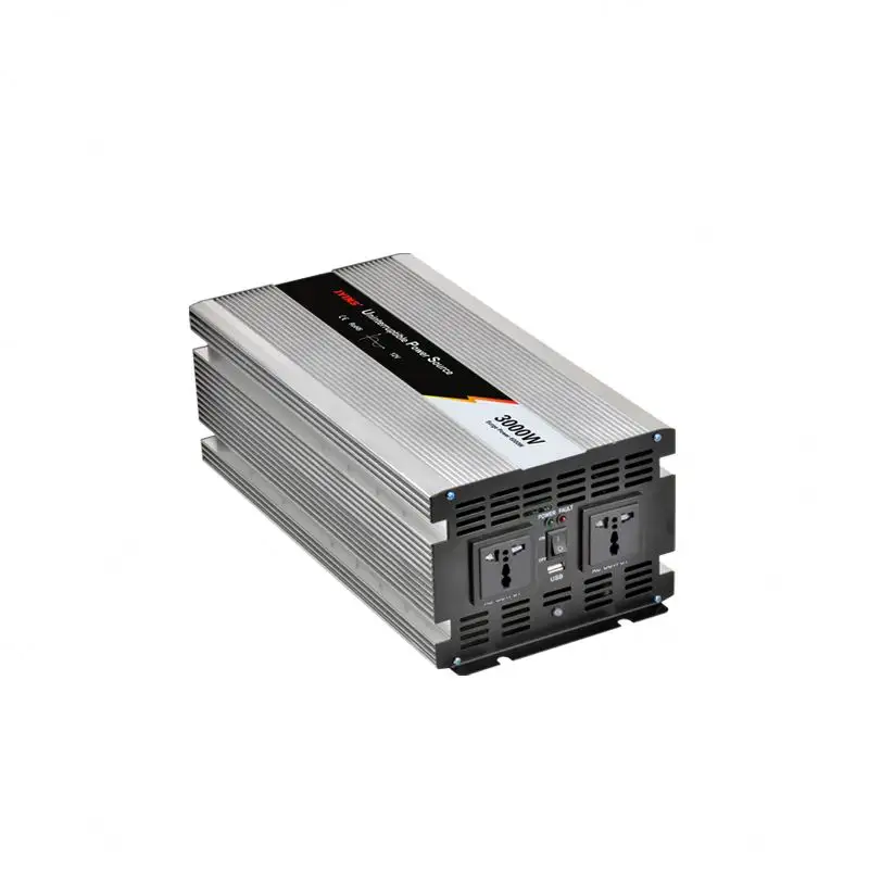 Ups Cung Cấp Điện 3000W Tinh Khiết Sine Wave Power Biến Tần Với Bộ Sạc