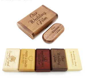 Tiempo semicírculo forma 4Gb 16Gb 32Gb 64Gb 128Gb de madera Usb Flash Drive con caja - Product Image 5