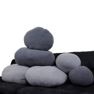 E715 Moderna <span class=keywords><strong>Pietra</strong></span> Indoor Outdoor Peluche Pavimento Decorativo Cuscini di Grandi Dimensioni Regolabile Boulder Cuscino Sacchetto di Fagioli Beanbag Cuscino Letto - Product Image 3