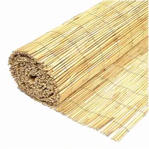 Peeled Cheap Reed Fence