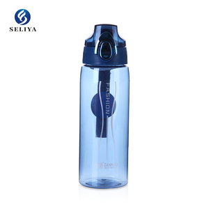 阿里巴巴畅销定制标志和颜色的塑料水瓶 - Product Image 1