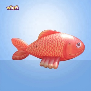 Pez del Paraíso Inflable Gigante Personalizado con Impresión por Transferencia Térmica y Ventilador Incorporado - Product Image 1