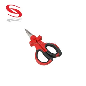 Made in Taiwan insulated VDE big notch cable cutting scissors