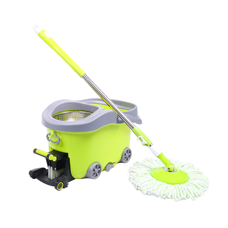 Easily Dehydration home easy use durable 360 spin magic mop set and bucket with foot pedal