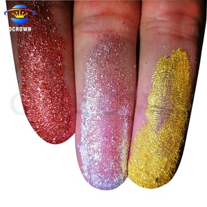 Pigment d'ombre à paupières caméléon caméléon translucide irrégulier, flocons irisés, flocons de vernis à ongles, meilleure vente - Product Image 1