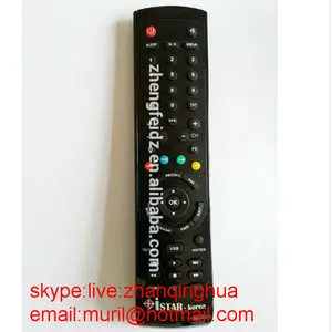 High Quality Black New Product istar korea remote controller 2*AAA 1.5V Battery ZF wireliss ir remote factory Anhui Chuzhou