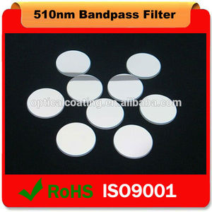 Filtre en verre fwhm=10nm 510nm utilisé pour la microscopie confocale <span class=keywords><strong>à</strong></span> <span class=keywords><strong>balayage</strong></span> <span class=keywords><strong>laser</strong></span> - Product Image 1