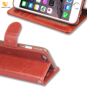 Custodia per telefono fornitore della cina nuova custodia protettiva morbida in vera pelle PU vintage di lusso originale per <span class=keywords><strong>iphone</strong></span> 6/6s - Product Image 3