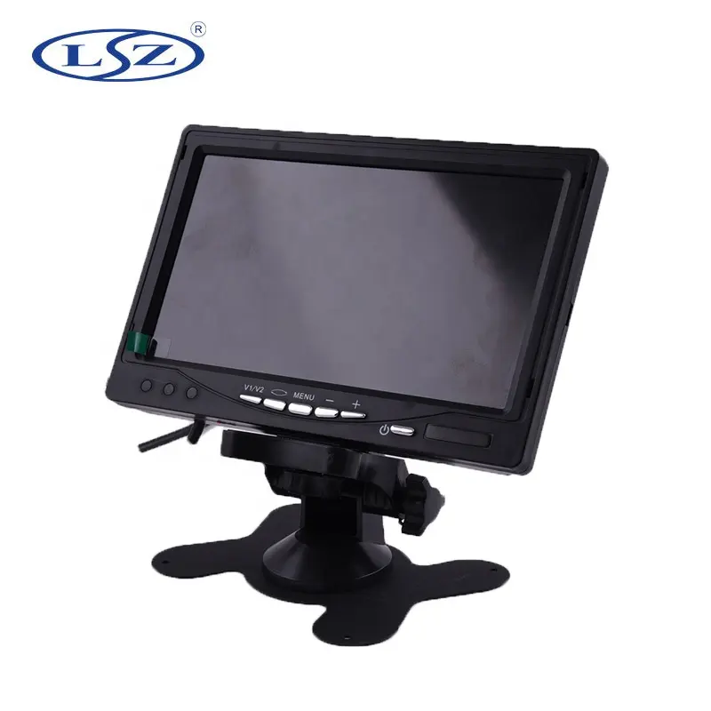 7'' LCD Monitor AV Input 800*480 Digital Screen 7 inch Monitor with Bracket