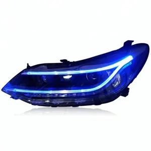 Upgarding LED大灯带LED DRL Hella5投影仪镜头HID灯泡镇流器汽车大灯总成适用于2017-2018 Chevrolet Cruze