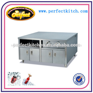<span class=keywords><strong>Centro</strong></span> de la isla/<span class=keywords><strong>restaurante</strong></span> de comida rápida con mesa de trabajo de la copa del dispensador - Product Image 1