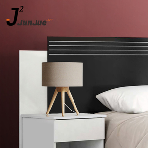 Moderne <span class=keywords><strong>bois</strong></span> <span class=keywords><strong>trépied</strong></span> <span class=keywords><strong>lampe</strong></span> de table de base - Product Image 5