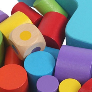Los niños educativos de madera de juguete de equilibrio bloques de barco juego azul de madera juguete de equilibrio de luna de Juguetes - Product Image 4
