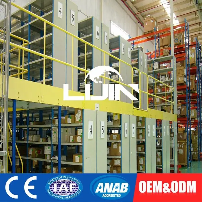 Mezzanine Boden Plattform Rack Lager Rack Stahl Multi-ebene Korrosion Schutz