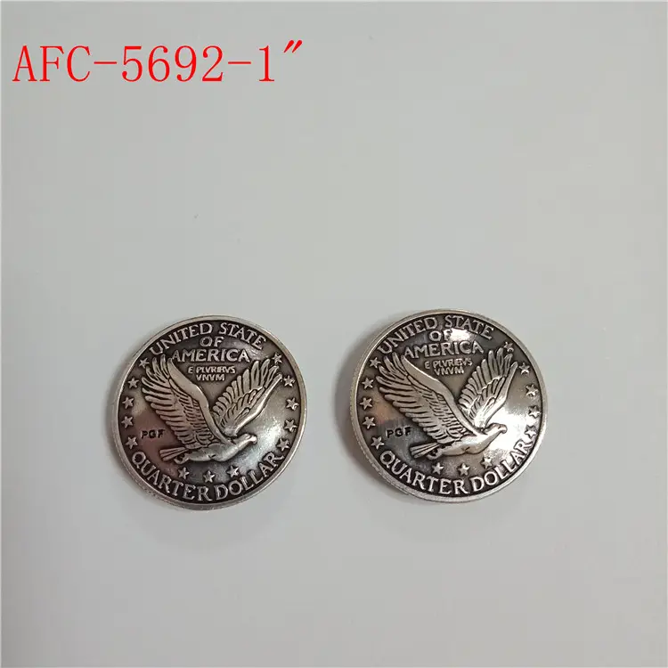 eagle reproduction coin concho for bag