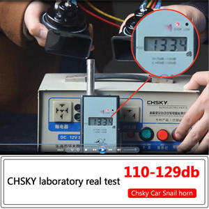 Klaxon de voiture CHSKY, klaxon d'escargot pour <span class=keywords><strong>Audi</strong></span> A1 A2 A3 A4 Q2 <span class=keywords><strong>Q3</strong></span> Q5 Q7 TT S1 S3 S4 12V, volume 110-129db, klaxon de voiture puissant - Product Image 3