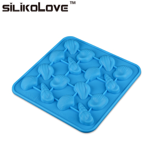 Molde de <span class=keywords><strong>Chocolate</strong></span> personalizado 3D, molde de silicona con forma de concha para comida de mar - Product Image 2