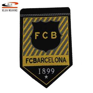 Corte ultrasónico diseño bordado merrow frontera todo tipo de sombrero tamaño estándar tejida personalizado parche - Product Image 2