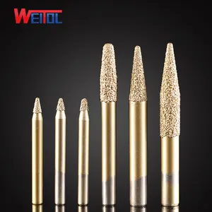 6 mét Shank kim cương Burr CNC phay Cutter đá cắt bits cho đá granit - Product Image 1