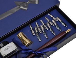 2019 nuovo! Set di penne per calligrafia Set di penne per immersione in legno - Product Image 3