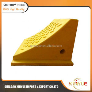 Amarillo garantizar la seguridad de los vehículos de la pu cuñas en las ruedas de poliuretano - Product Image 3