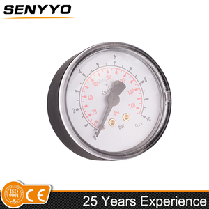 <span class=keywords><strong>Agua</strong></span> manómetro <span class=keywords><strong>precio</strong></span> <span class=keywords><strong>10</strong></span> bar barato al por mayor <span class=keywords><strong>de</strong></span> China anti-knock 140 PSI oxígeno manómetro - Product Image 2