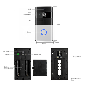 Oscilafe — sonnette sans fil intelligente hd 1080p, caméra de vidéosurveillance, numérique - Product Image 5