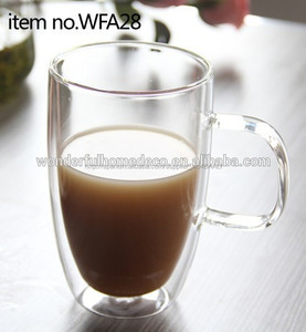 Libro <span class=keywords><strong>de</strong></span> lt!! Venta wholesale 10oz clear high quality's Double Wall glass coffee cup espresso/cups - Product Image 3