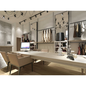 Diseño Interior de Tienda de Ropa de Centro Comercial de Marca Personalizada LUX, Último Diseño Elegante - Product Image 5